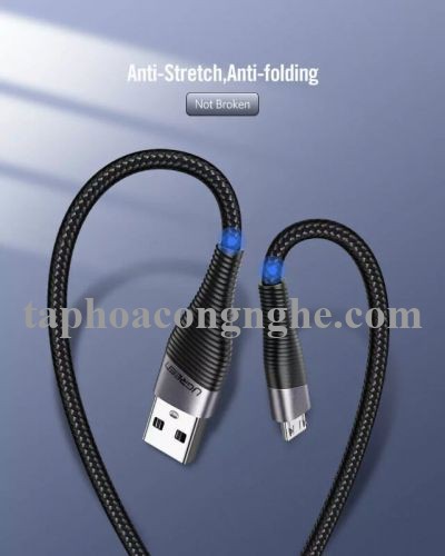 Ugreen 50872 0.5M màu Xám Cáp sạc truyền dữ liệu USB 2.0 sang MICRO USB đầu mạ thiếc ED017 30050872